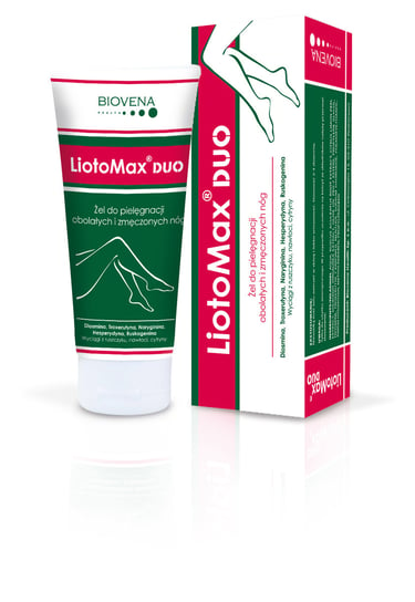LiotoMax DUO Żel do pielęgnacji obolałych i zmęczonych nóg - 100g Biovena
