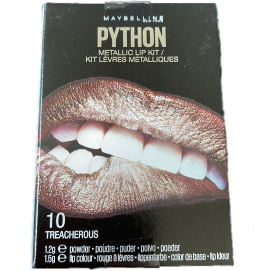 Lip Kit Paletka Do Ust 10 Python Metallic Puder + Kolor Do Ust Inna marka