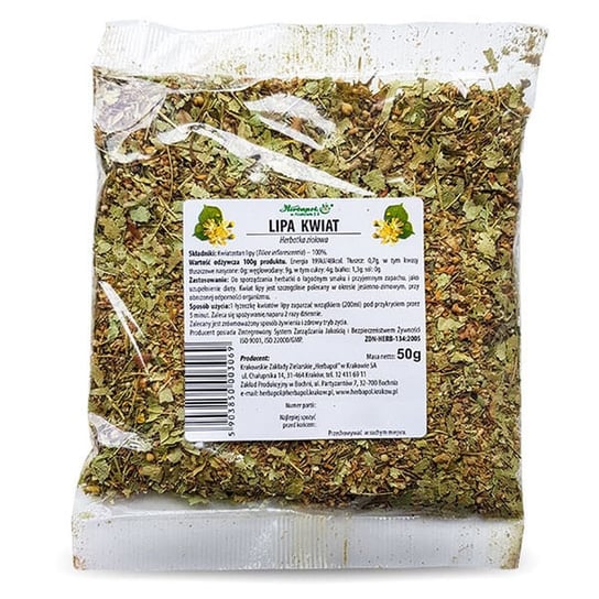 Lipa Kwiat Herbatka Ziołowa 50 g - Herbapol Inny producent