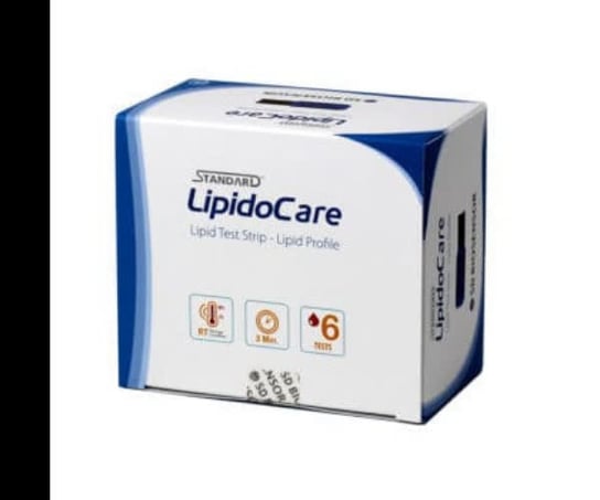 LipidoCare - Zestaw 25 sztuk kartridży do lipidometru LIPID