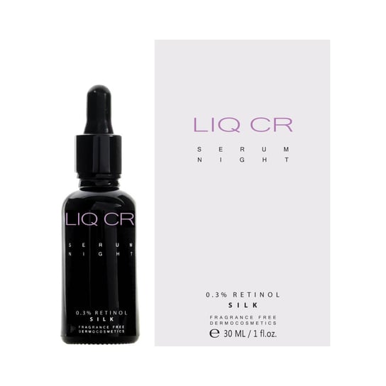 Liq, CR, Serum Night 0.3% Retinol Silk, koncentrat intensywnie korygujący na noc, 30 ml LIQ