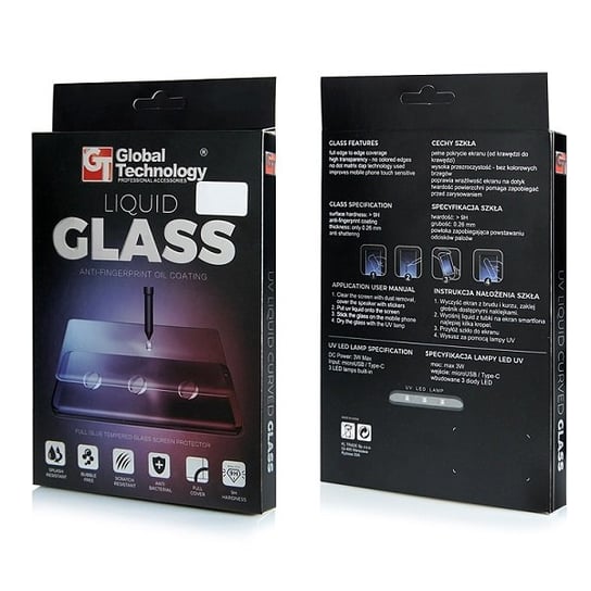 LIQUID GLASS UV GT Huawei Mate 20 szkło hartowane+ lampa UV GT