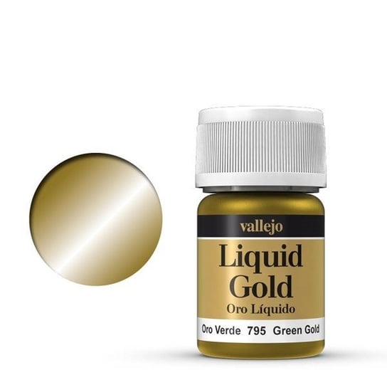 Liquid Metalizer Vallejo, Green Gold, 35 ml Vallejo