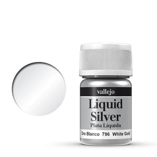 Liquid Metalizer Vallejo, White Gold, 35 ml Vallejo