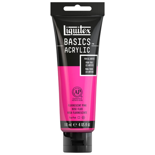 Liquitex Basics Farba Akrylowa 118 Ml, Kolor Fluorescent Pink LIQUITEX
