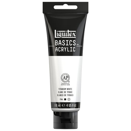 Liquitex Basics Farba Akrylowa 118 Ml, Kolor Titanium White LIQUITEX