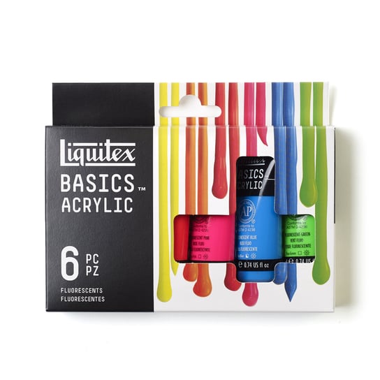 Liquitex Basics, zestaw farb akrylowych 6 kolorów LIQUITEX