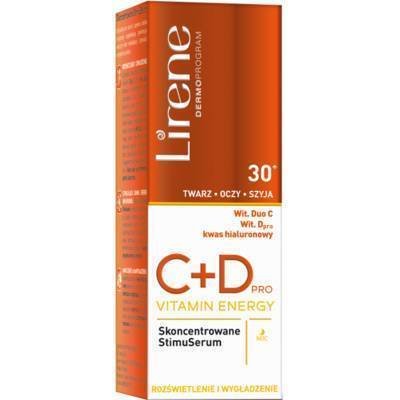 Lirene, C + D Pro Vitamin Energy, serum na noc 30+, 30 ml Lirene