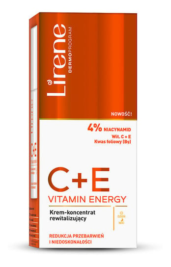 Lirene C+E Vitamin Energy Krem-koncentrat rewitalizujący 50ml Lirene