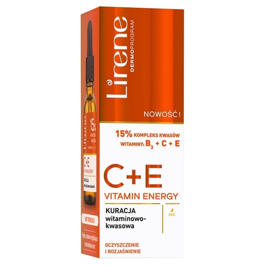 Lirene, C+e Vitamin Energy, Kuracja Witaminowo-kwasowa Na Noc, 30ml Lirene