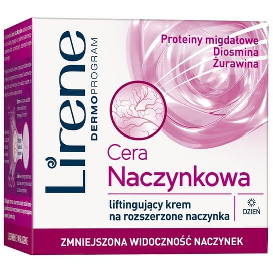 Lirene, Cera Naczynkowa, liftingujący krem przeciwzmarszczkowy na dzień, 50 ml Lirene