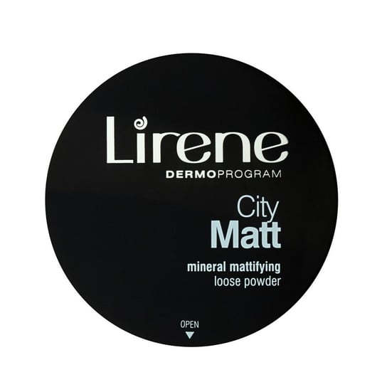 Lirene, City Matt, mineralny puder matujący 01 Transparentny, 7 g Lirene