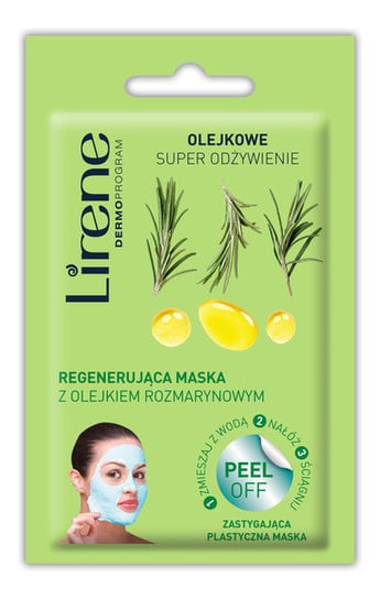 Lirene, DermoPorgram, maska regenerująca olejkowe super odżywienie Peel-Off, 10 g Lirene