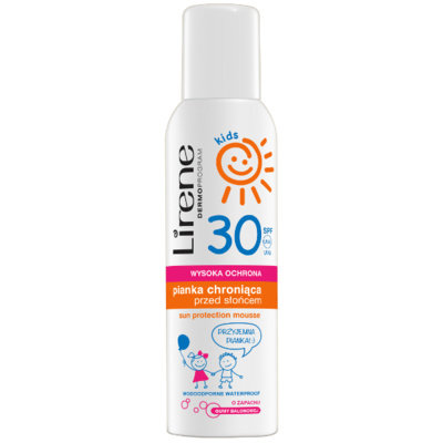 Lirene, DermoProgram, pianka chroniąca przed słońcem, SPF 30, 150 ml Lirene