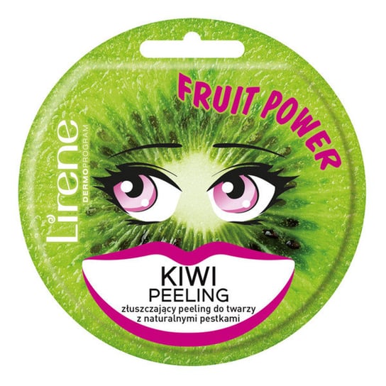Lirene, Fruit Power, złuszczający peeling do twarzy kiwi, 10 ml Lirene