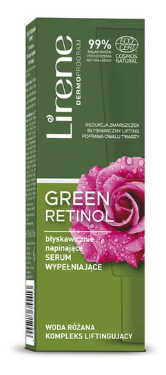 Lirene Green Retinol Błyskawicznie napinające serum wypełniające 30ml Lirene