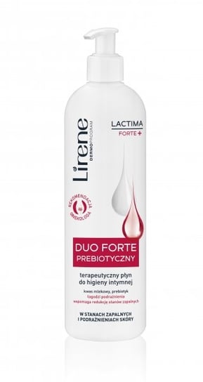 Lirene, Lactima Duo Forte, Prebiotyczny płyn do higieny intymnej, 350 ml Dr Irena Eris