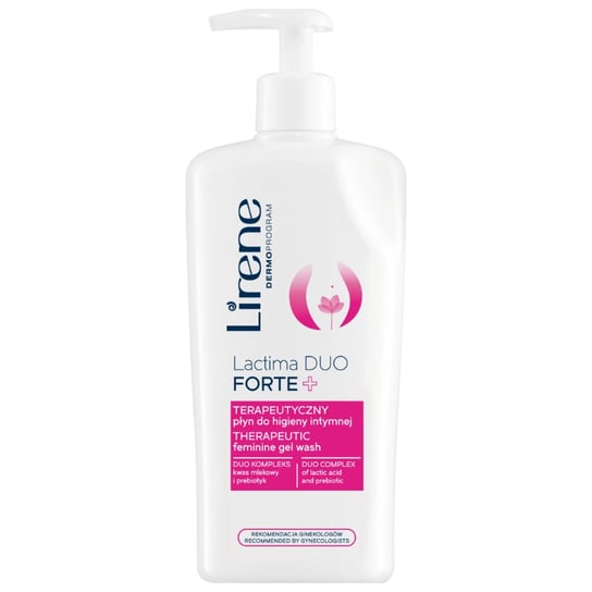Lirene, Lactima Duo Forte+, Terapeutyczny płyn do higieny intymnej, 300 ml Lirene