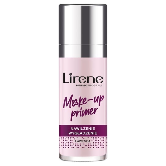 Lirene Make-up Primer Baza pod makijaż nawilżająco-wygładzająca Lawenda 30ml Lirene