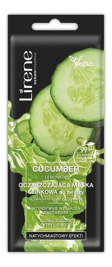 Lirene Maseczka Do Twarzy Oczyszcająca Cucumber Lemonade 7ml Lirene