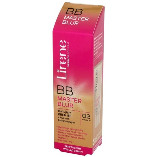Lirene, Master Blur, matujący krem BB z kwasem hialuronowym 02 Naturalny, 40 ml Lirene