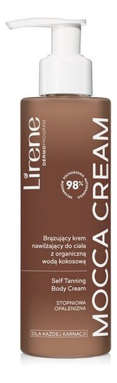 Lirene Mocca Cream Nawilżający krem stopniujący opaleniznę z organiczną wodą kokosową 190ml Lirene