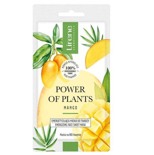 Lirene, Power Of Plants, Energetyzująca Maska Do Twarzy, Mango, 17g Lirene
