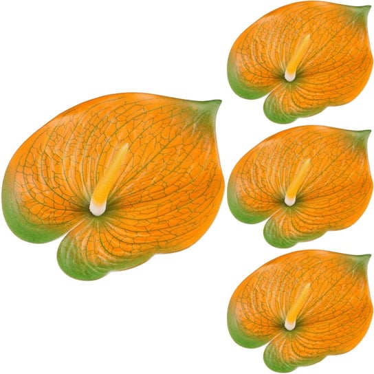 Liść  Anturium Mordido Pomarańczowo-Zielony 3 szt. Siima
