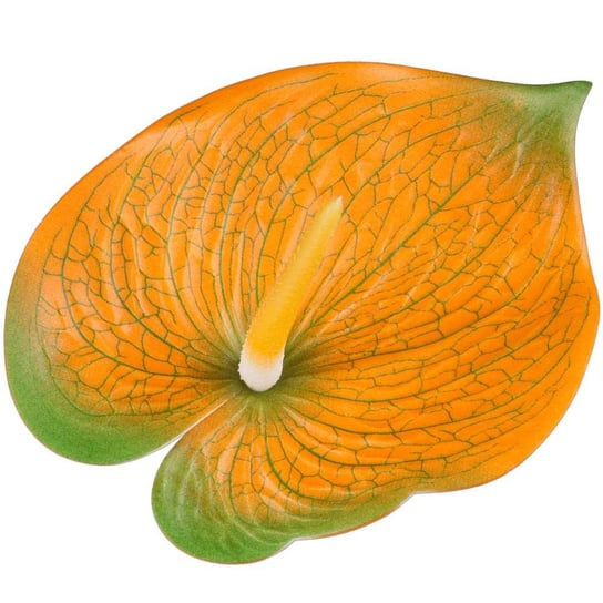 Liść Ozdobny Anturium Mordido Pomarańczowo-Zielony Siima