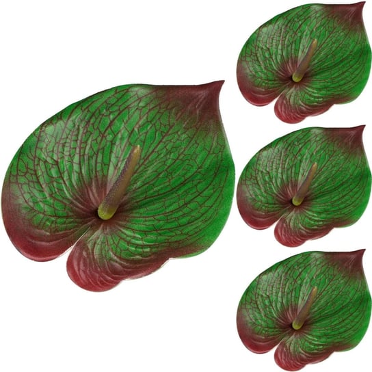 Liść Ozdobny Anturium Mordido Zielono-Czerwony 3sz Siima