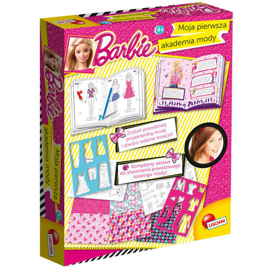 Lisciani, Barbie, akcesoria do ozdabiania Pierwsza akademia mody, zestaw Lisciani