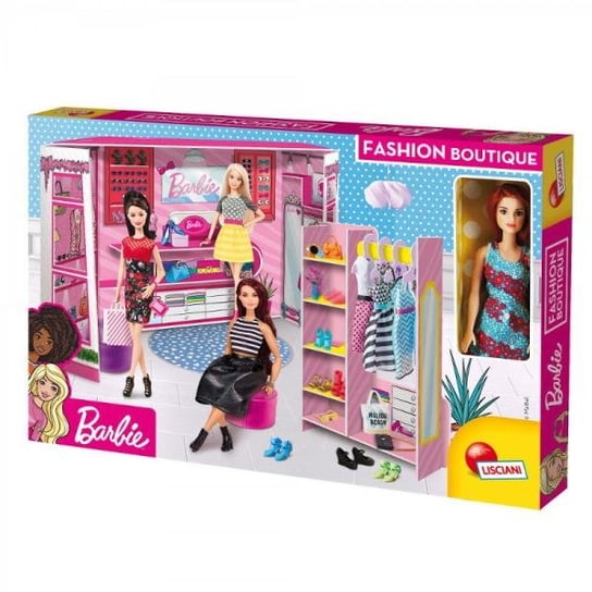 Lisciani, Barbie Fashion Boutique z lalką, 76918 Barbie