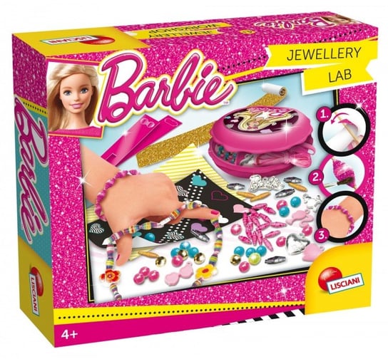 Lisciani, Barbie, zestaw kreatywne, Laboratorium biżuterii Lisciani