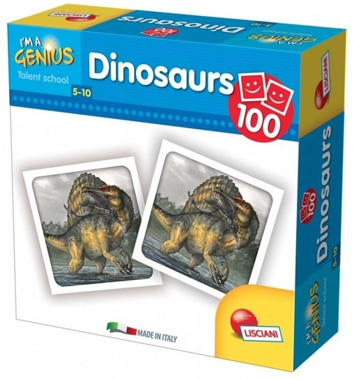 Lisciani, gra I'm Genius Memoria 100 Dinozaurów Lisciani