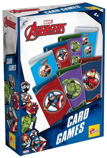 Lisciani, gra karciana, Avengers Cards Games Lisciani
