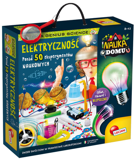 Lisciani. I'm a genius, Nauka w domu, Elektryczność, eksperymenty i doświadczenia Lisciani