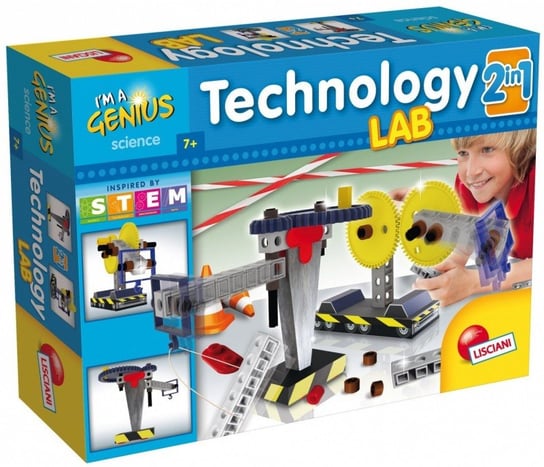 Lisciani, I'm genius Technology Lab, zabawka edukacyjna Koparki i place budowy Lisciani