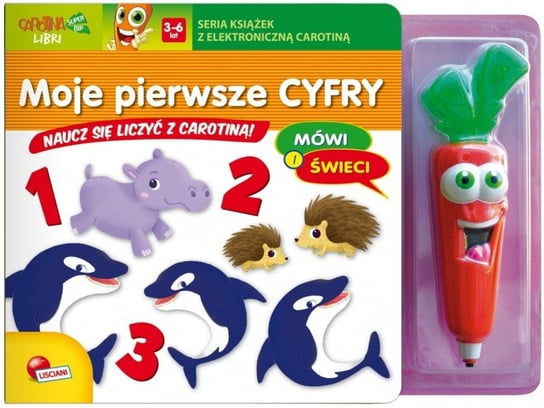 Lisciani, książeczka, Carotina, Moje pierwsze Cyfry Lisciani