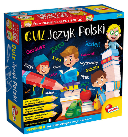 Lisciani, Mały Geniusz, zestaw edukacyjny Język Polski Lisciani