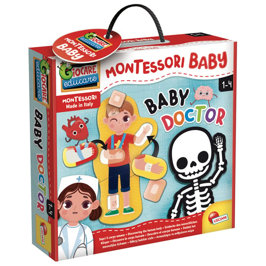 Lisciani, Montessori Baby, Baby doktor, gra dla dzieci Lisciani