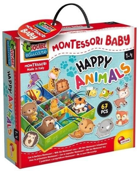 Lisciani, Montessori Baby Pudełko Montessori Ze Zwierzętami Lisciani