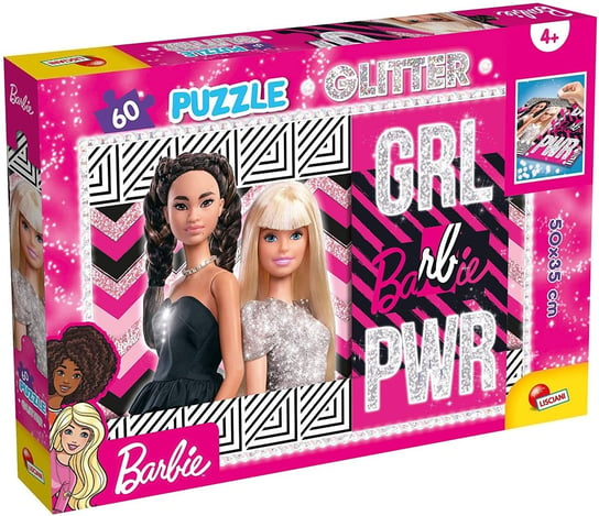 Lisciani, puzzle, Barbie, GRL PWR Glitter, 60 el. Lisciani