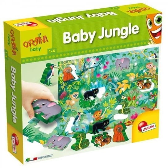 Lisciani, puzzle, Carotina Baby Jungle, 18 el. Lisciani
