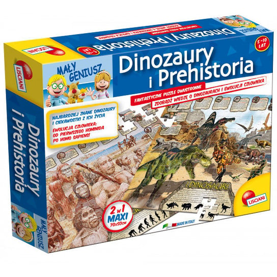 Lisciani, puzzle, Dinozaury i Prehistoria, 108 el. Lisciani