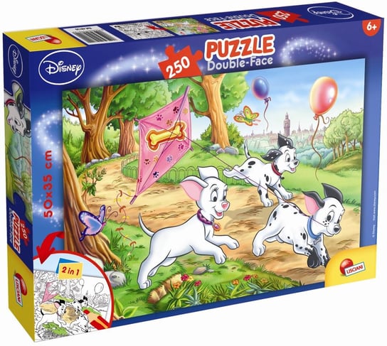 Lisciani, puzzle, Disney, 101 Dalmatyńczyków, 250 el. Lisciani