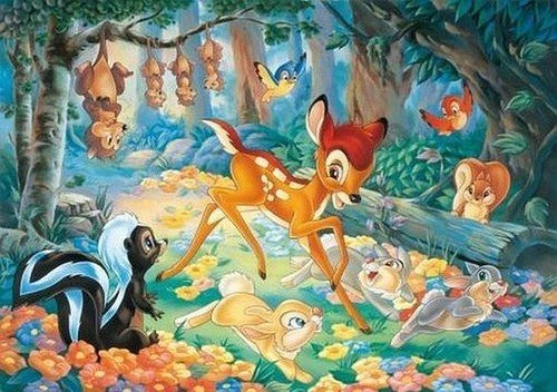 Lisciani, puzzle, Disney, Bambi, mazaki, 108 el. Lisciani