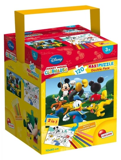 Lisciani, puzzle, Disney, Klub Przyjaciół Myszki Miki, 120 el. Lisciani
