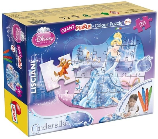 Lisciani, puzzle, Disney, Kopciuszek, 26 el. Lisciani