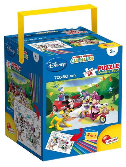 Lisciani, puzzle, Disney, Myszka Miki i Przyjaciele, 48 el. Lisciani