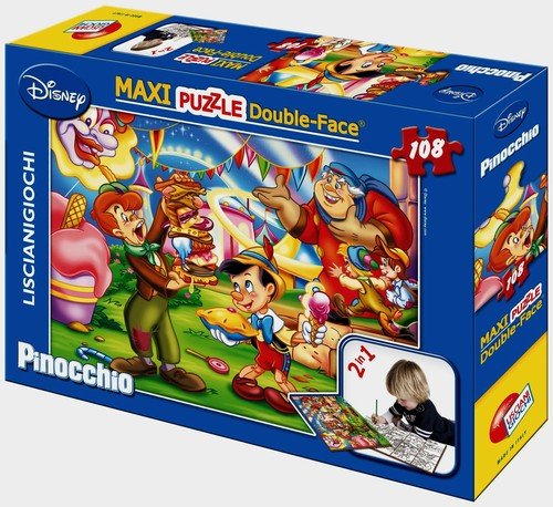 Lisciani, puzzle, Disney, Pinokio, maxi, 108 el. Lisciani